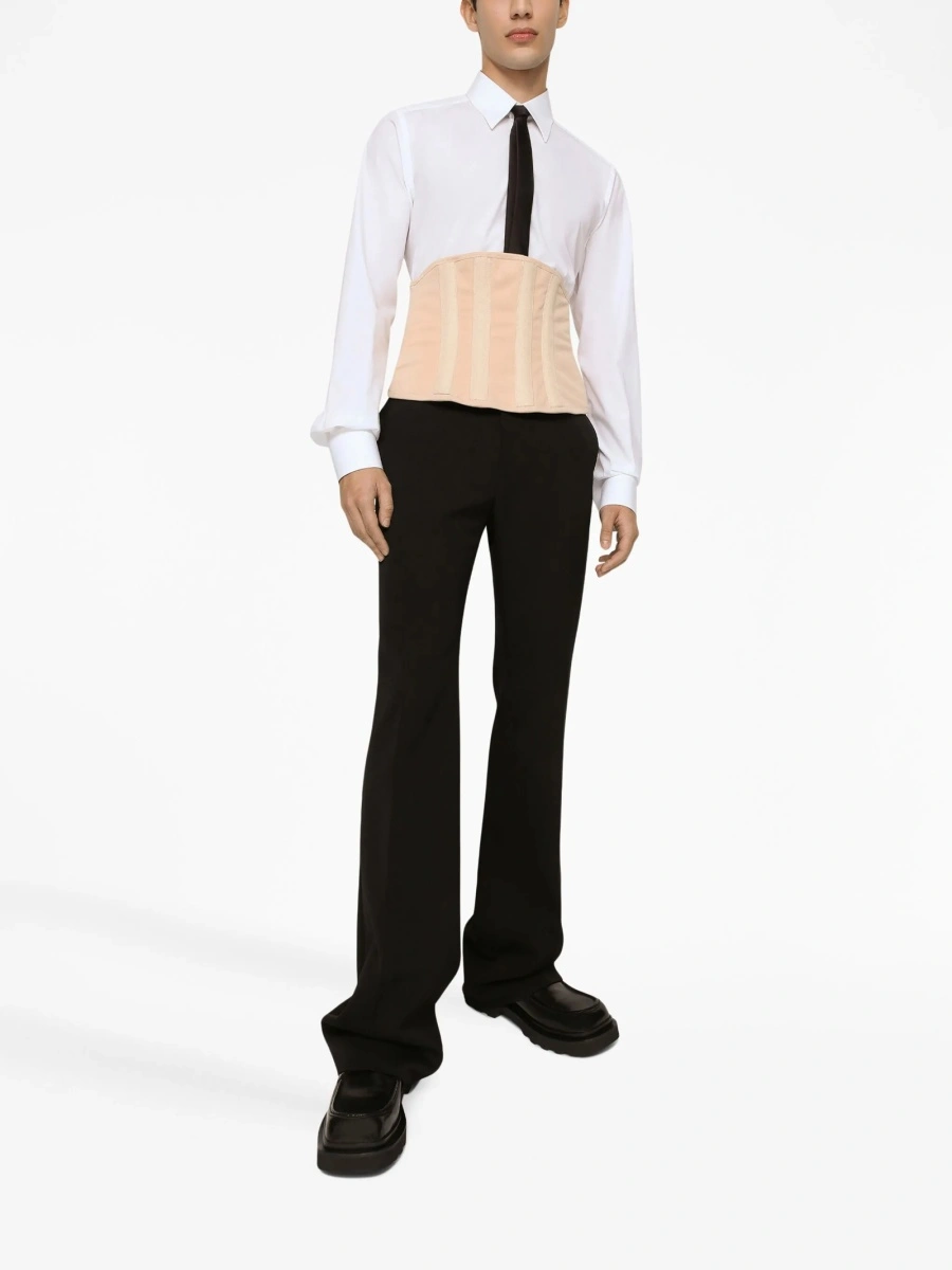 Pantaloni drepti Dolce &amp; Gabbana negri - Img 2