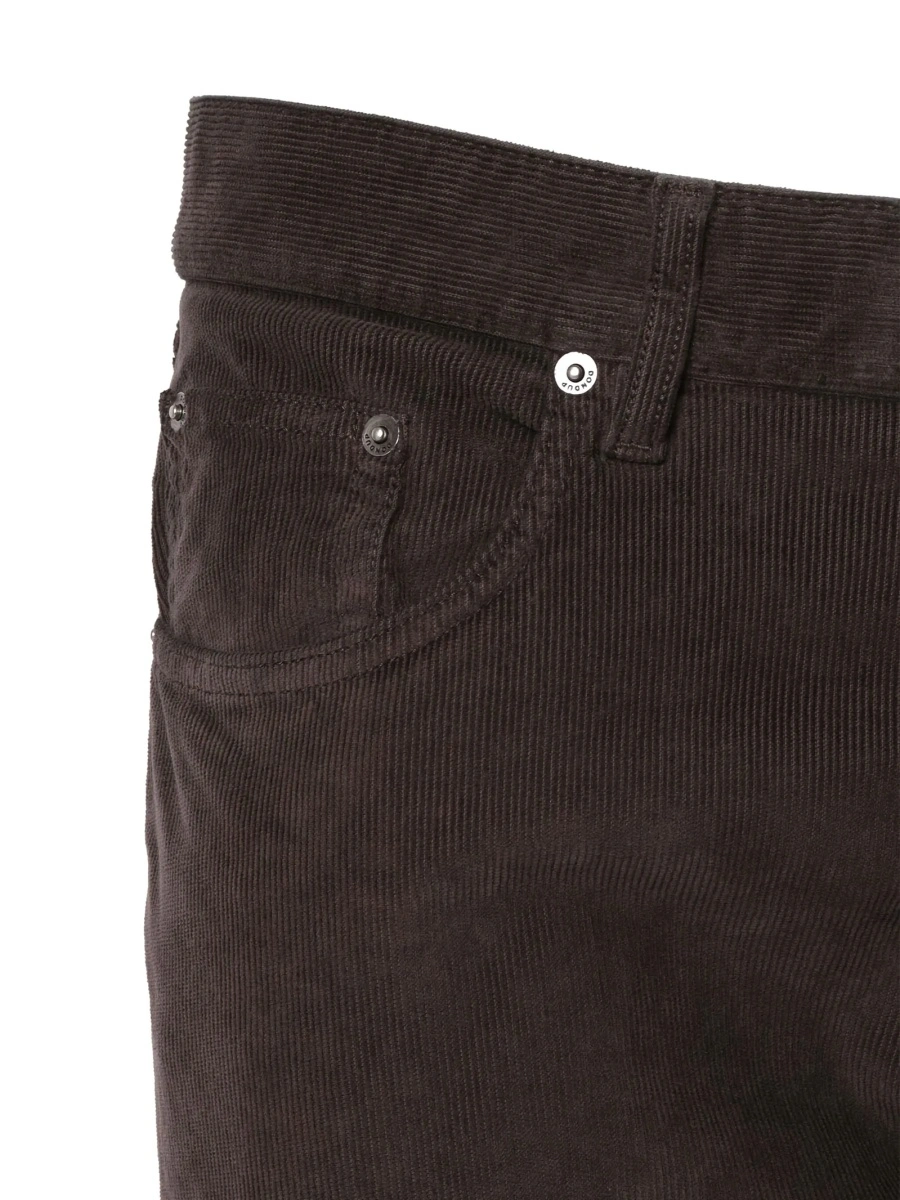 Pantaloni drepti Dondup maro - Img 3