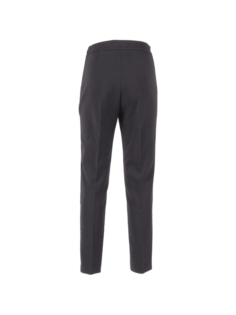 Pantaloni drepti Elisabetta Franchi negri - Img 2