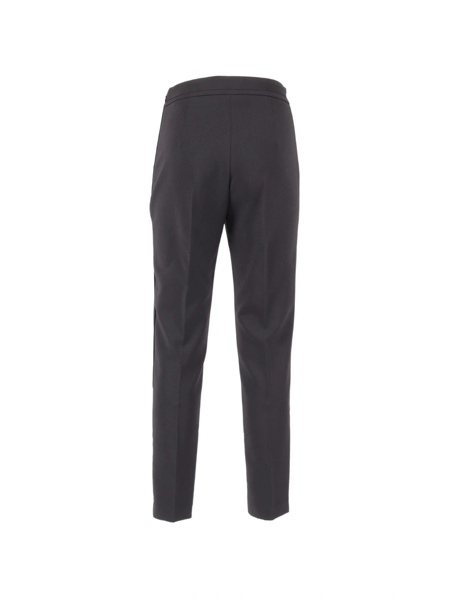 Pantaloni drepti Elisabetta Franchi negri - Img 2
