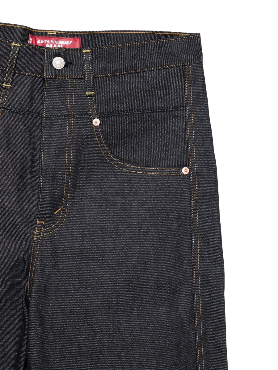 Pantaloni drepti JUNYA WATANABE albastri - Img 3