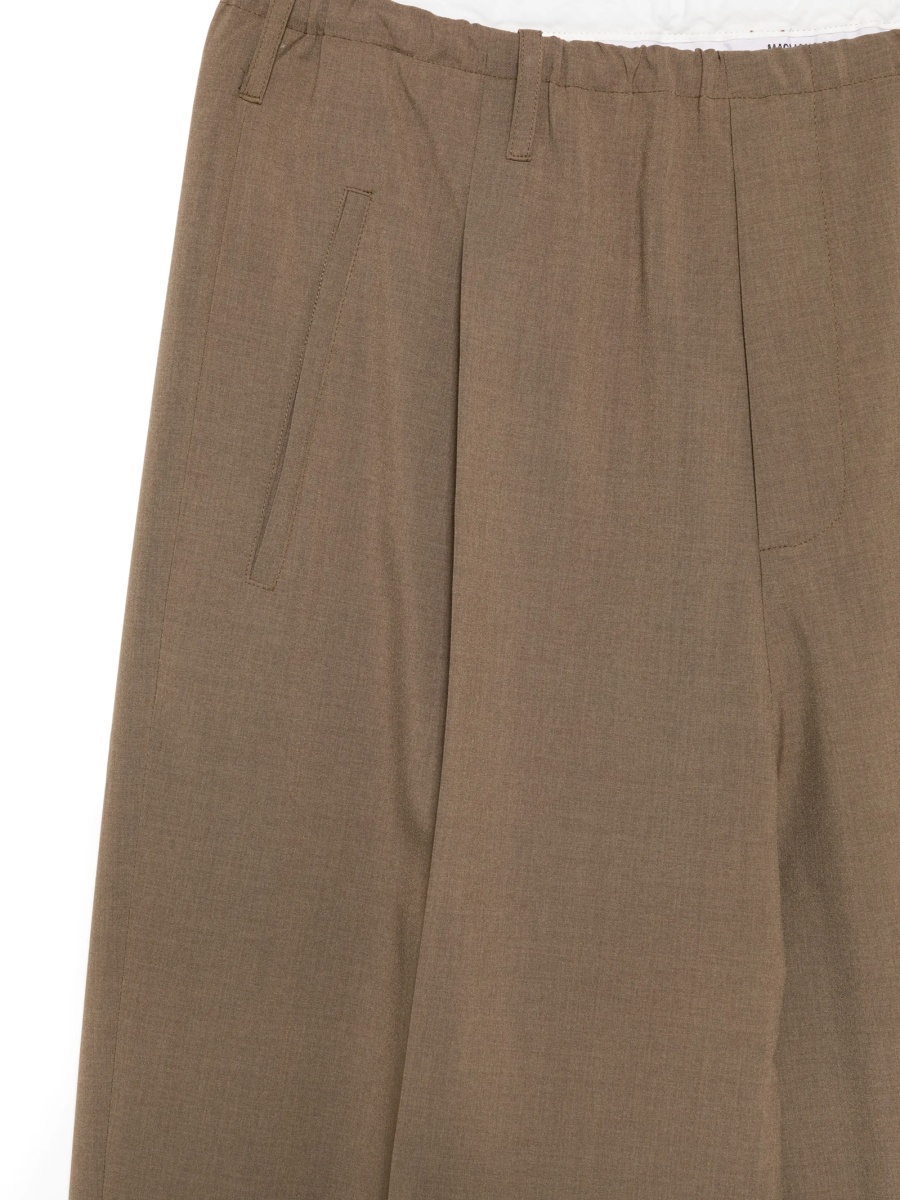 Pantaloni drepti MAGLIANO maro din polyester - Img 3
