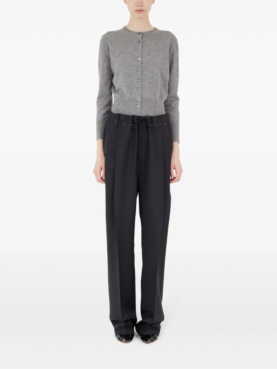 Pantaloni drepti Maison Margiela negri - Img 2