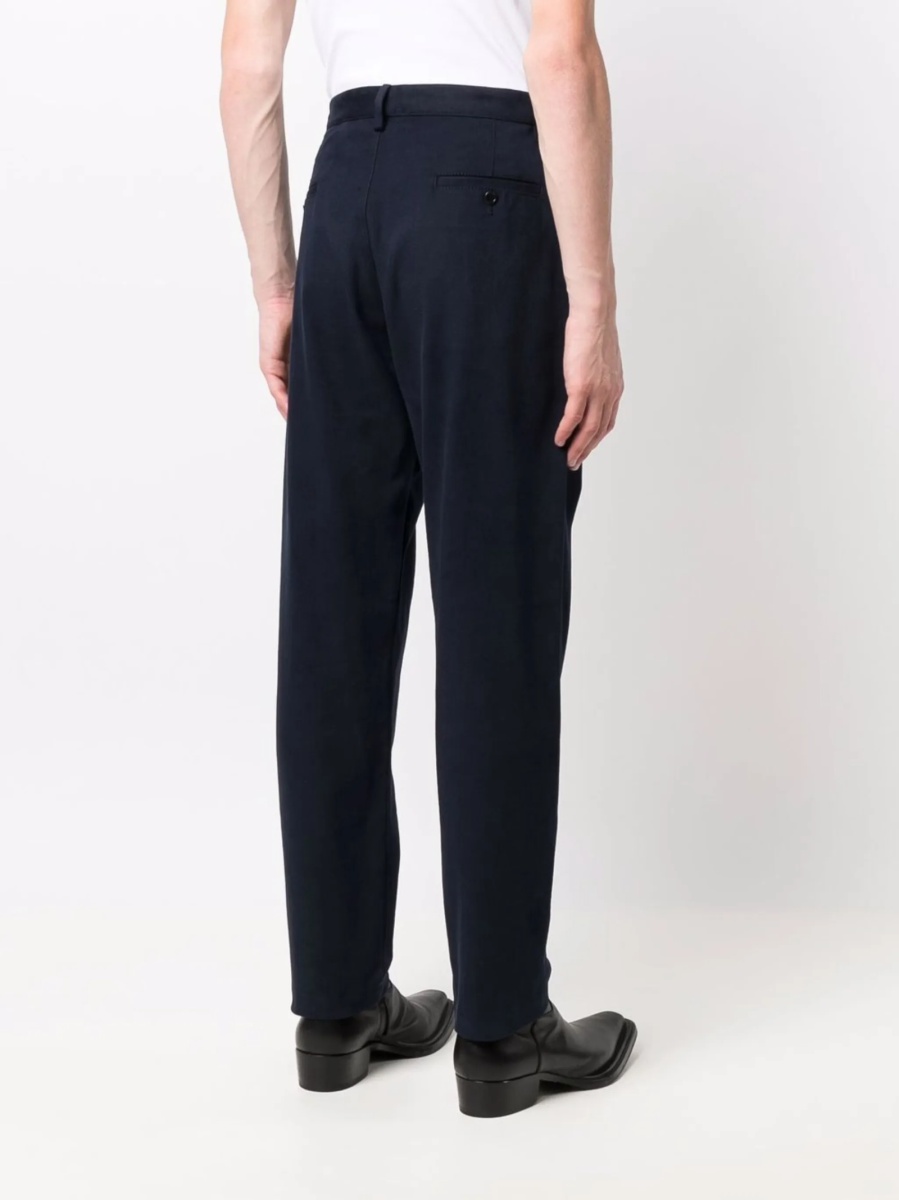 Pantaloni drepti Moschino albastri - Img 4