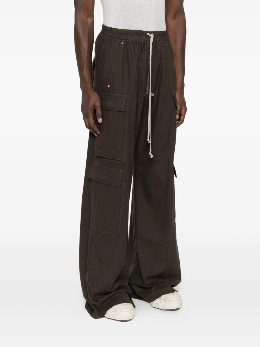 Pantaloni drepti Rick Owens verzi - Img 3