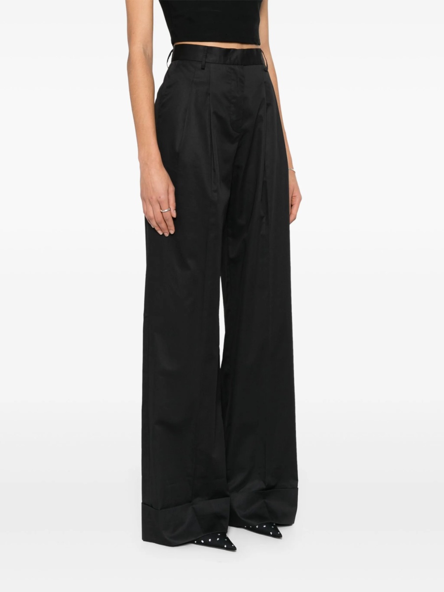 Pantaloni drepti Stella McCartney negri - Img 3