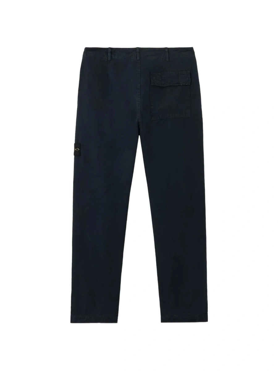Pantaloni drepti Stone Island albastri - Img 2