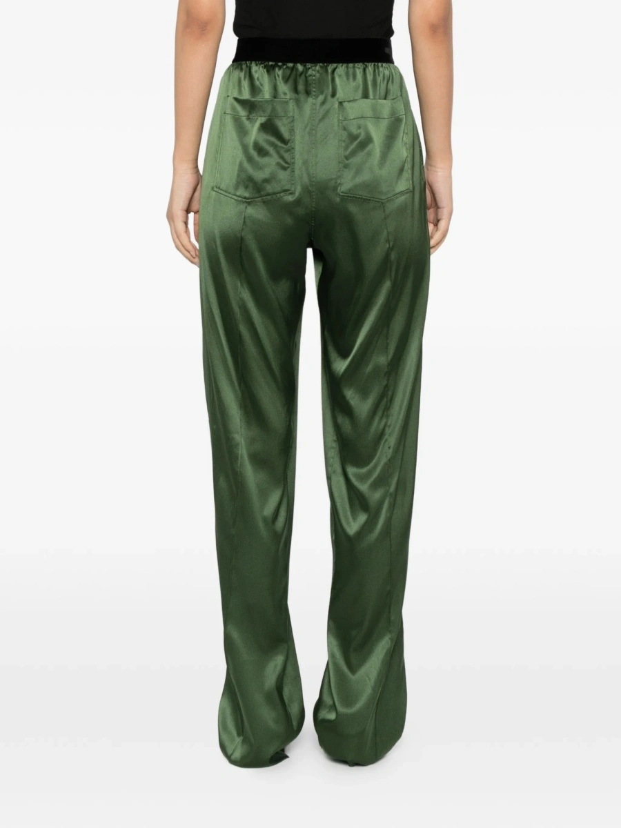 Pantaloni drepti Tom Ford verzi - Img 4