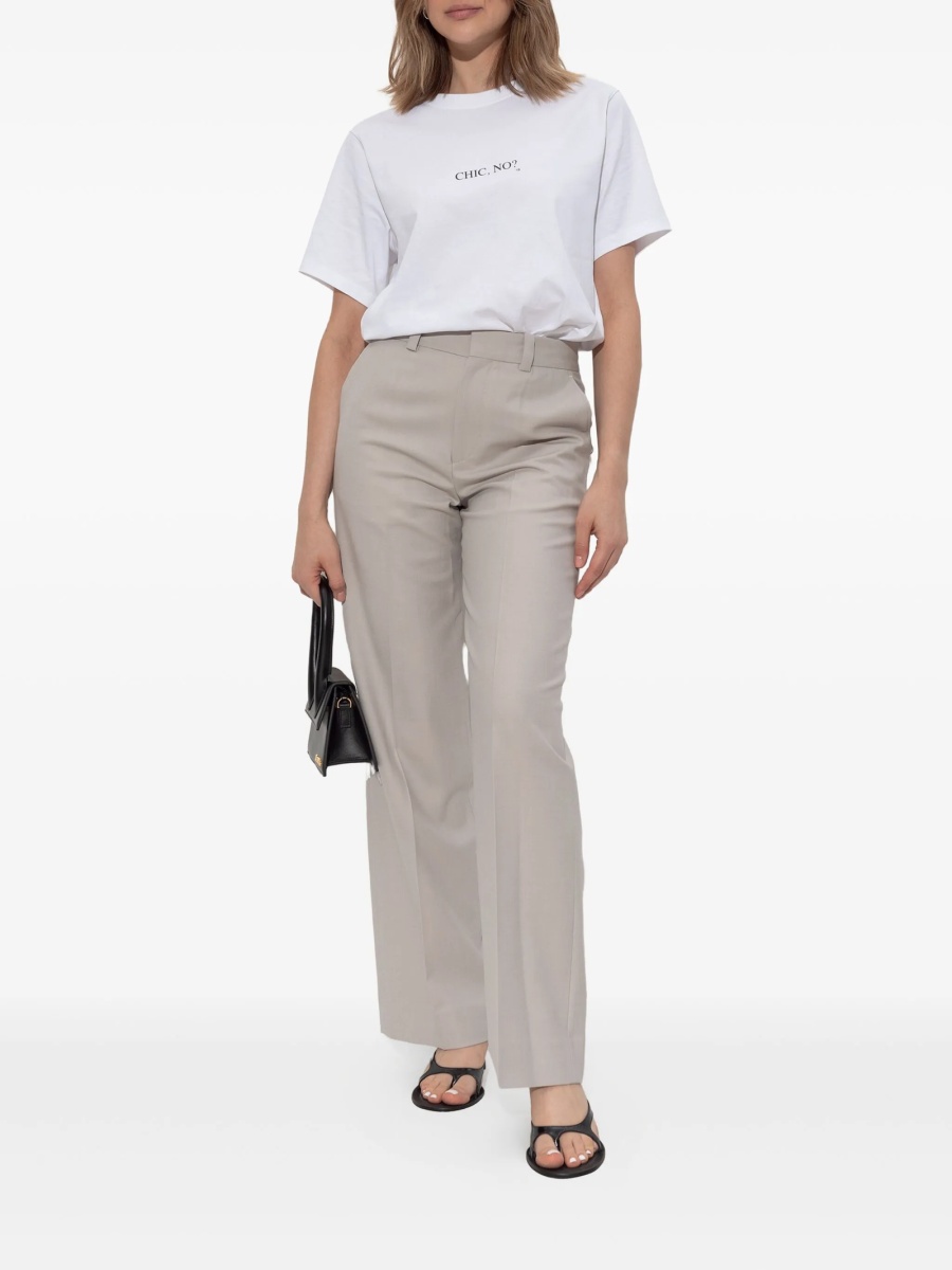 Pantaloni drepti Victoria Beckham neutri - Img 2