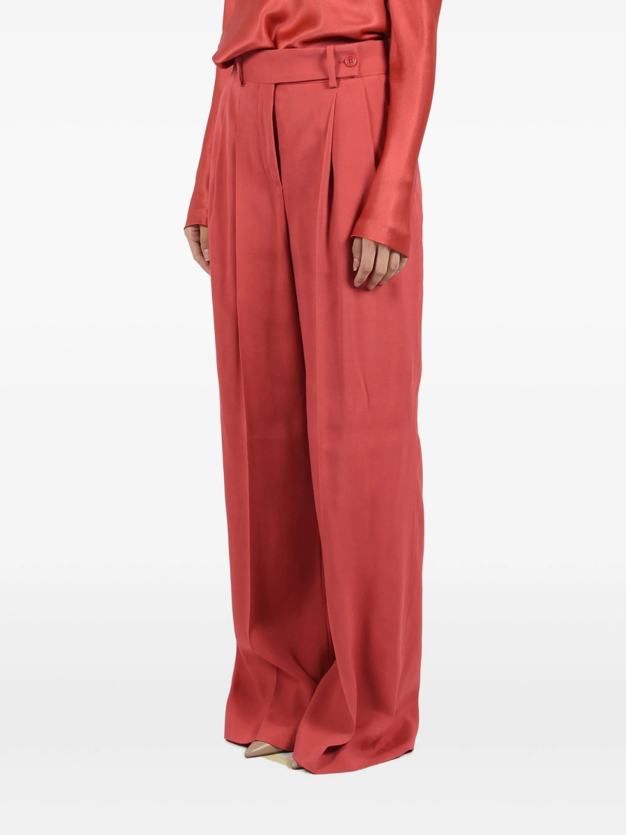 Pantaloni eleganti Alberta Ferretti roz - Img 3