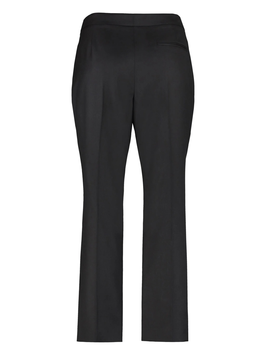 Pantaloni eleganti Alexander McQueen negri din lana - Img 2