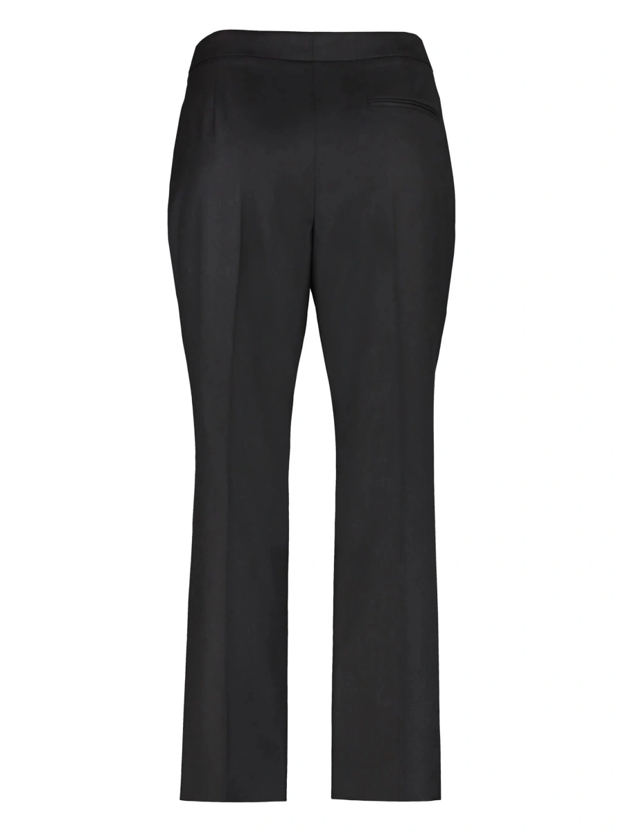 Pantaloni eleganti Alexander McQueen negri din lana - Img 2