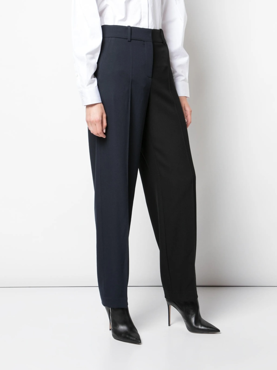Pantaloni eleganti Givenchy negri din lana - Img 3