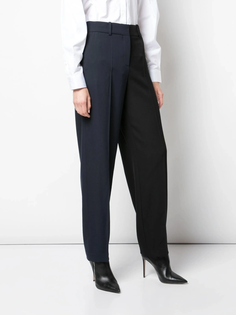 Pantaloni eleganti Givenchy negri din lana - Img 3