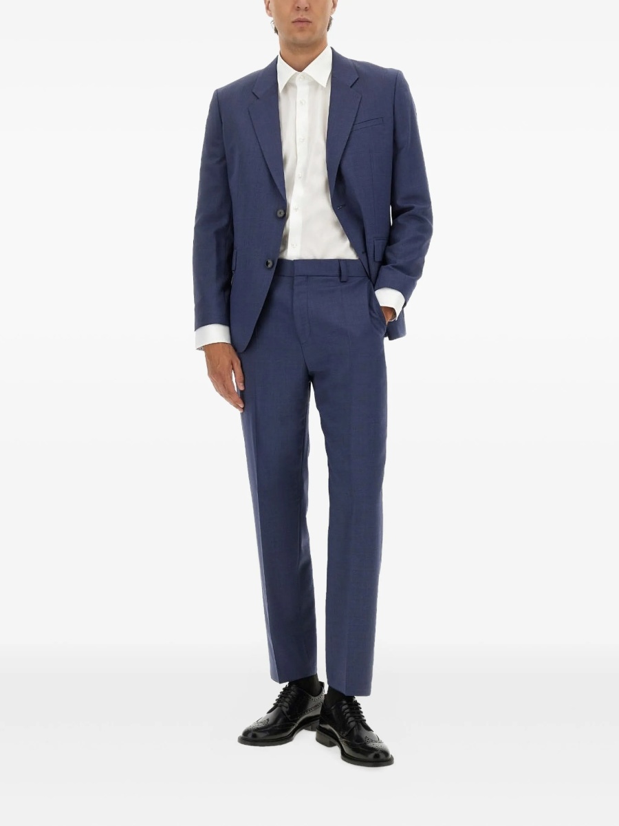 Pantaloni eleganti Hugo Boss albastri - Img 2