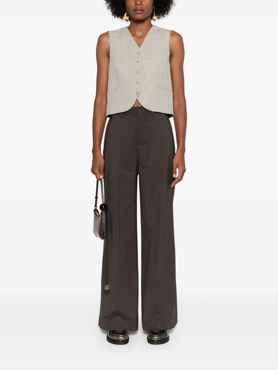 Pantaloni eleganti P.A.R.O.S.H. maro - Img 2