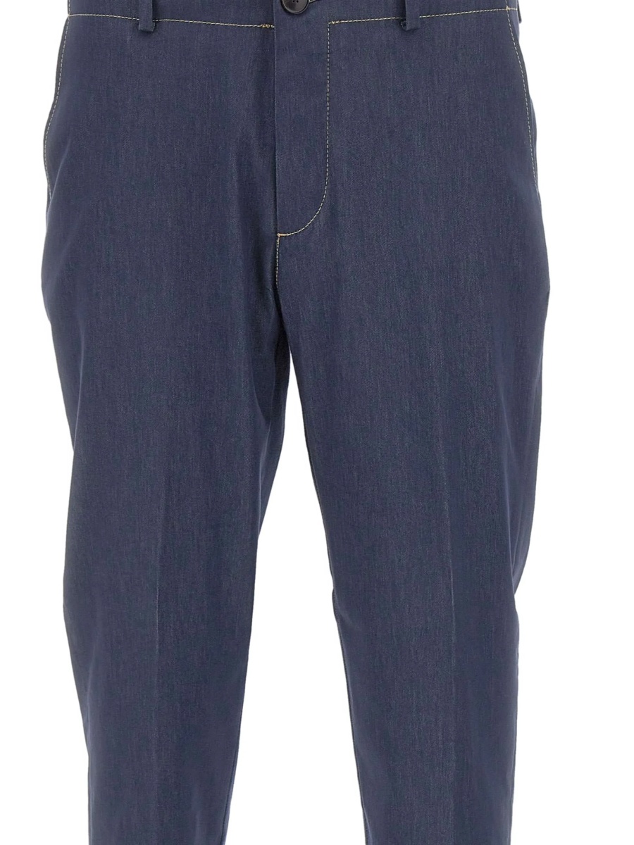 Pantaloni eleganti RRD albastri - Img 5