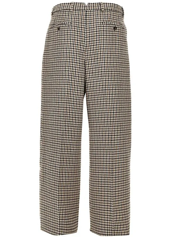 Pantaloni Emporio Armani multicolor din tweed - Img 3