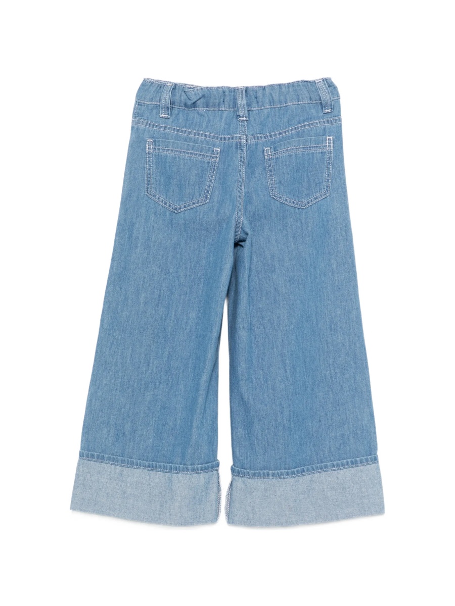 Pantaloni Ermanno Scervino Kids albastri - Img 2