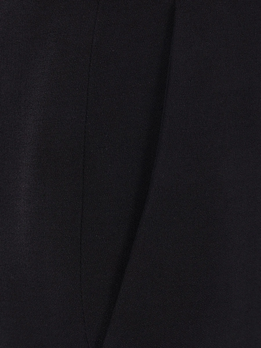Pantaloni evazati Balenciaga negri din vascoza - Img 4