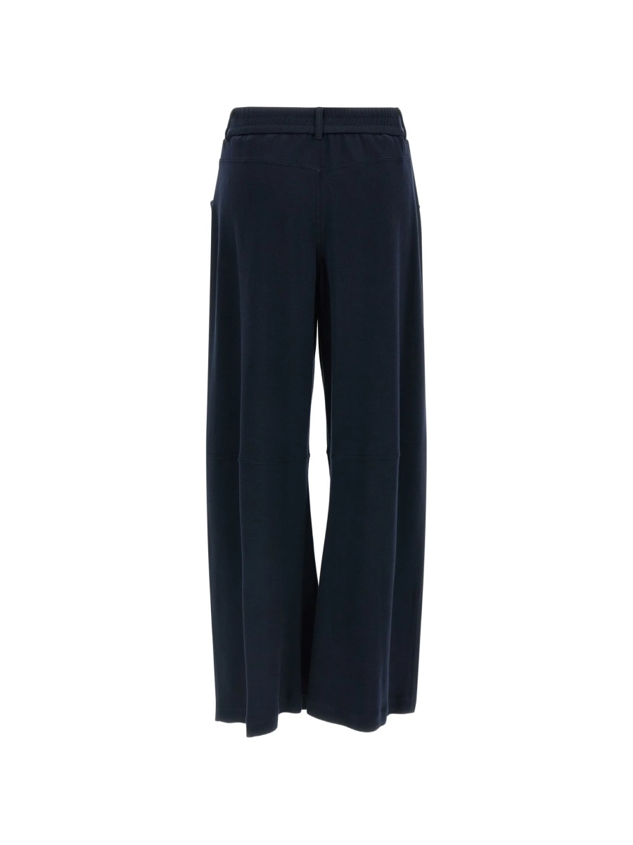 Pantaloni evazati Brunello Cucinelli albastri - Img 2