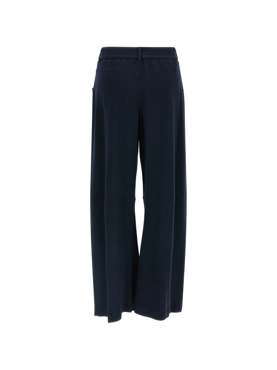 Pantaloni evazati Brunello Cucinelli albastri - Img 2