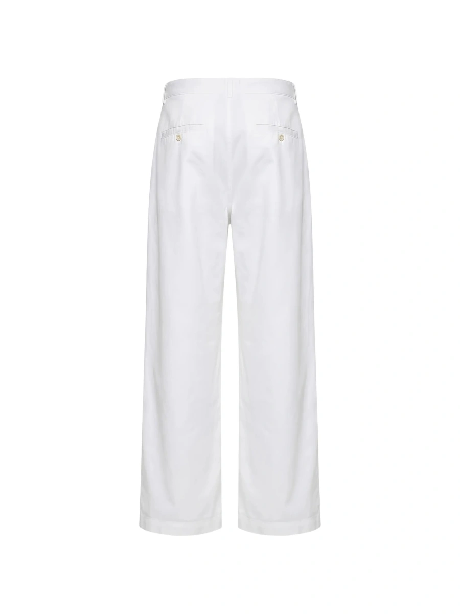 Pantaloni evazati JACQUEMUS albi - Img 2