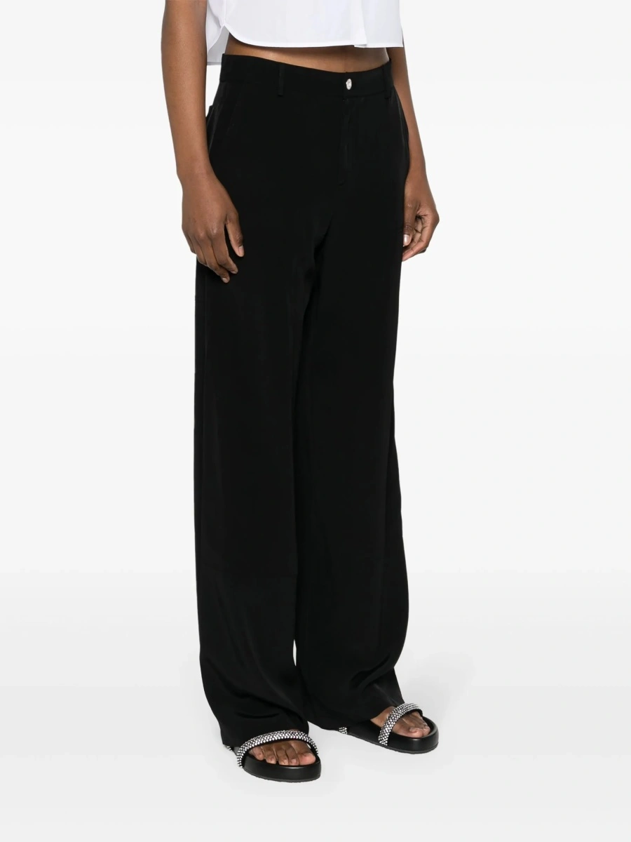 Pantaloni evazati MOSCHINO JEANS negri - Img 3