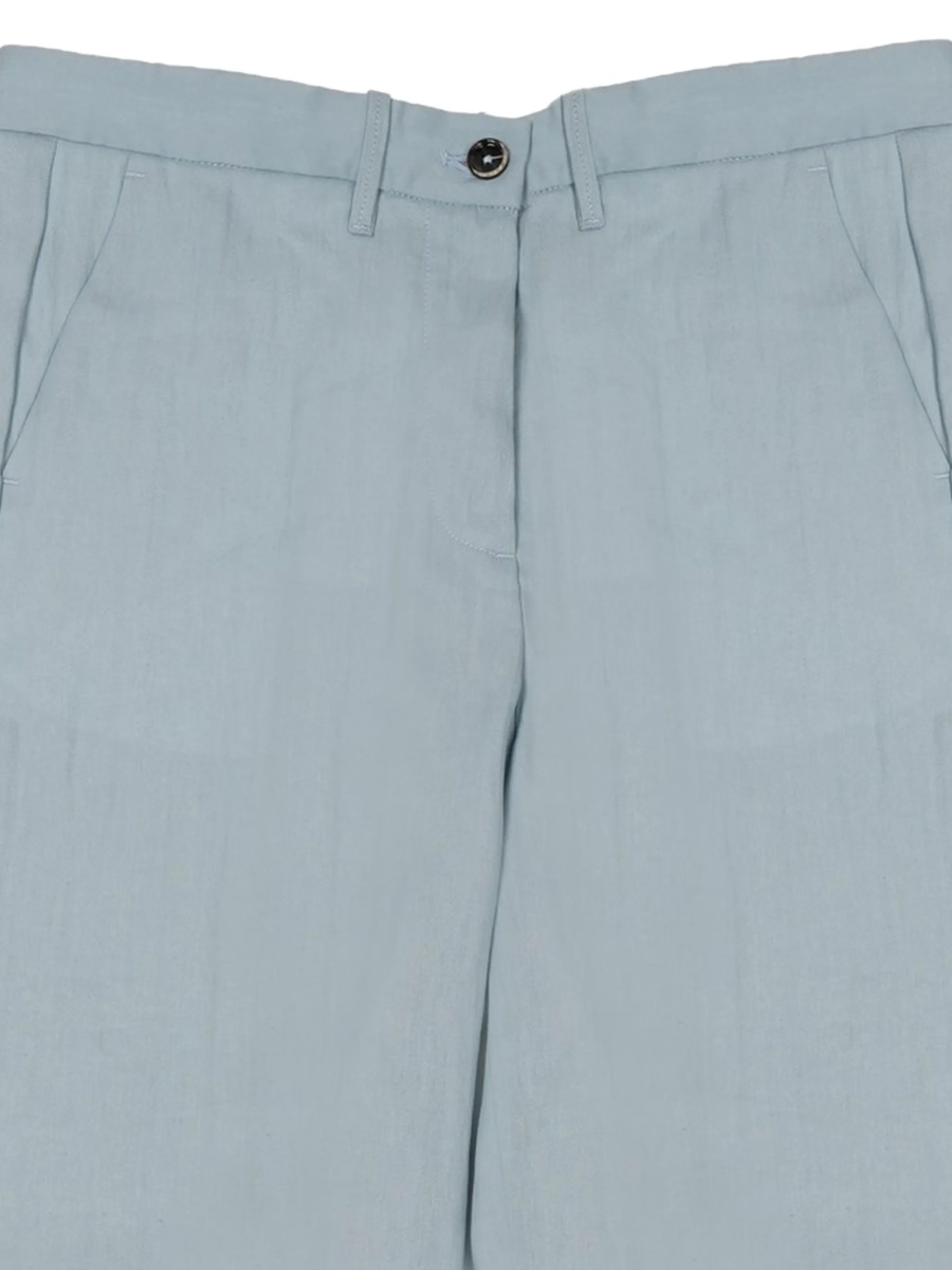 Pantaloni evazati NINE:INTHE:MORNING albastri - Img 2