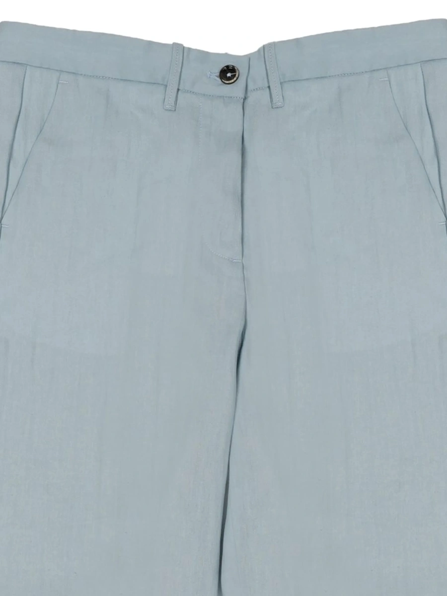 Pantaloni evazati NINE:INTHE:MORNING albastri - Img 2