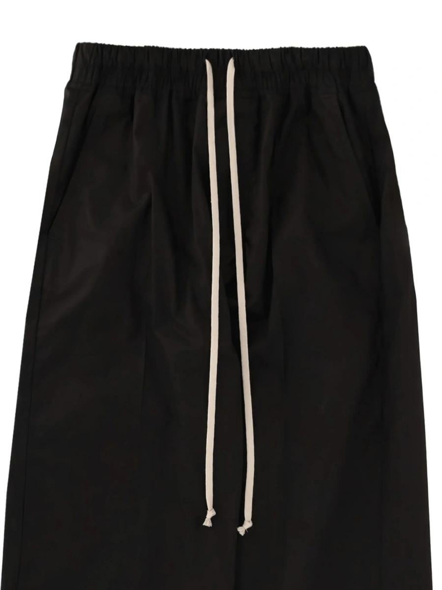Pantaloni evazati Rick Owens negri - Img 2