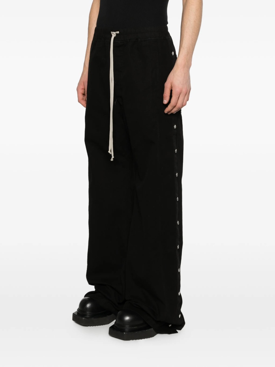 Pantaloni evazati Rick Owens negri - Img 3