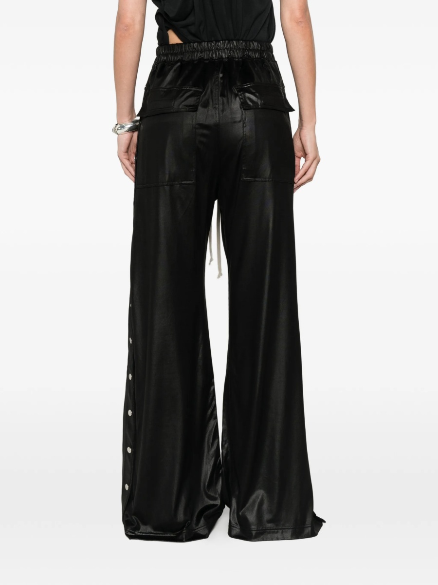 Pantaloni evazati Rick Owens negri - Img 4