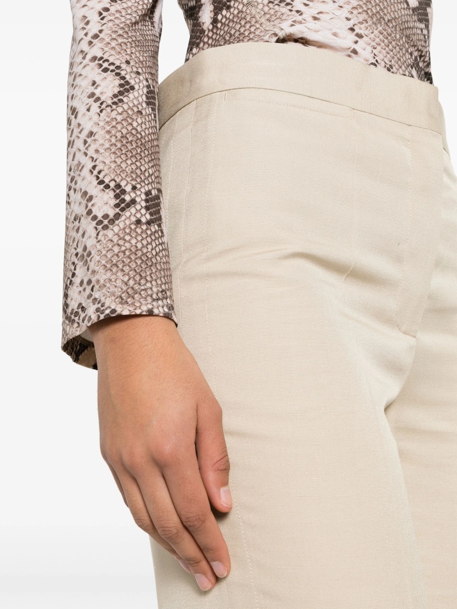 Pantaloni evazati Stella McCartney neutri - Img 5