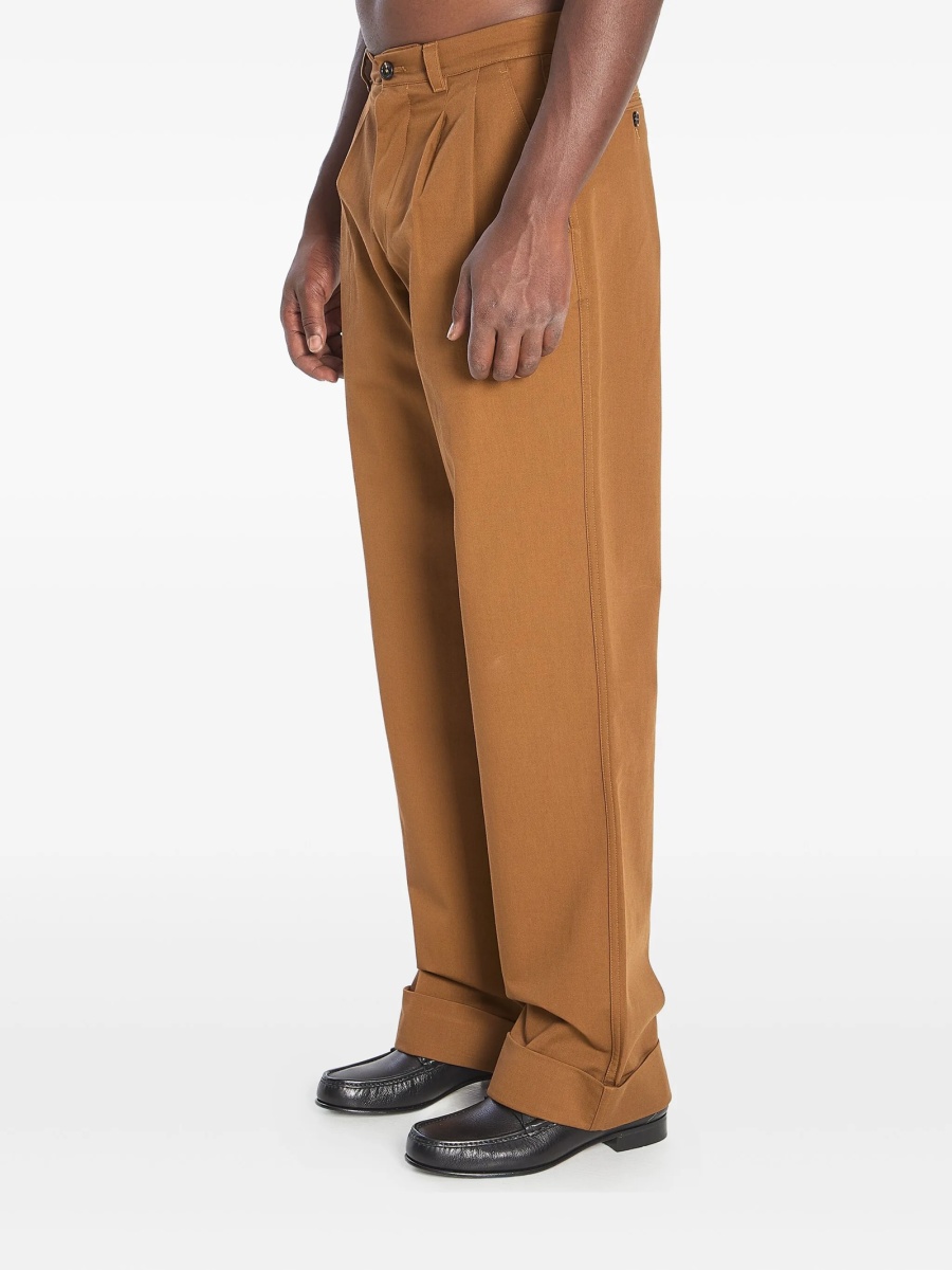 Pantaloni evazati Valentino Garavani maro - Img 3