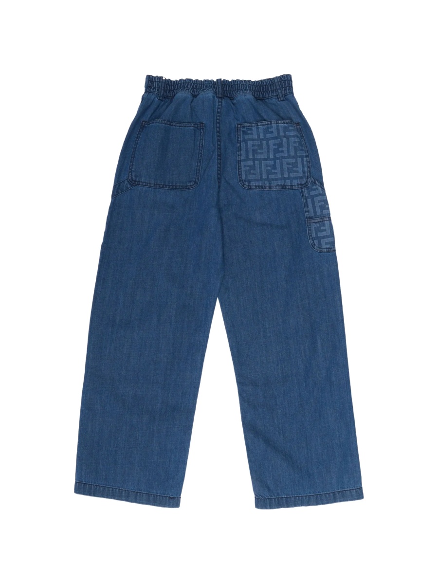 Pantaloni Fendi albastri - Img 2