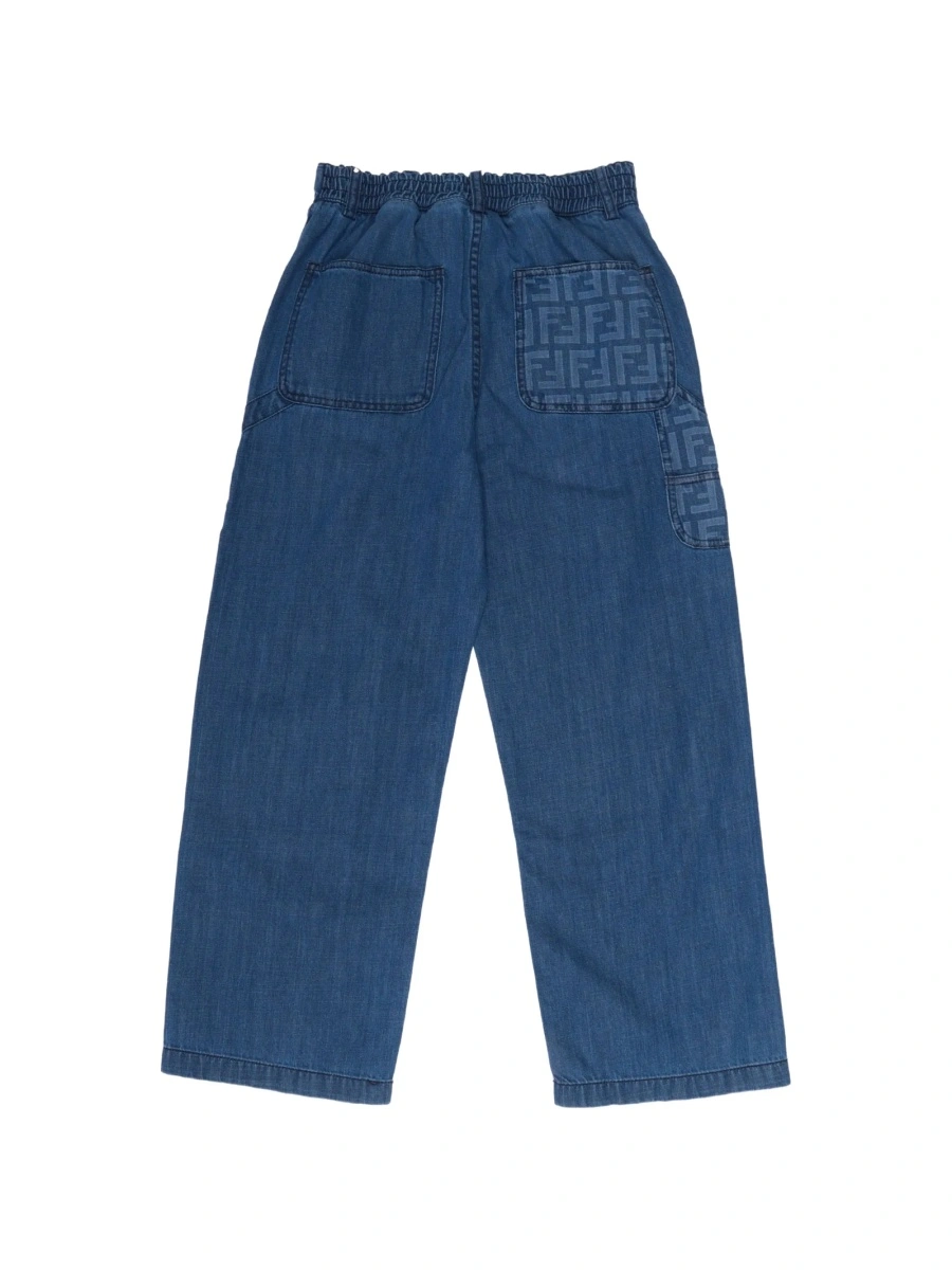 Pantaloni Fendi albastri - Img 2