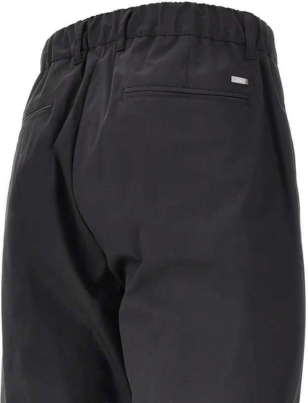 Pantaloni Herno negri din poplin - Img 4