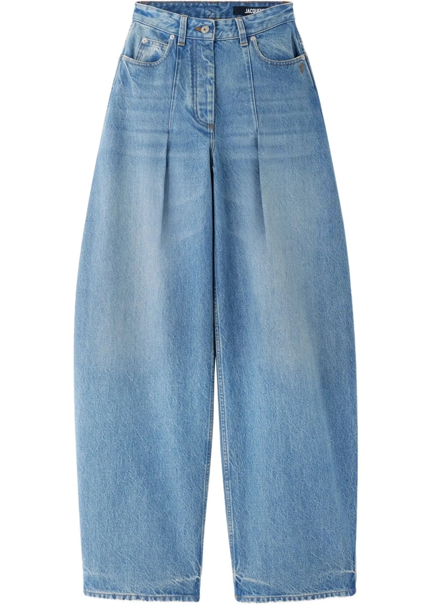 Pantaloni High-Waist Barrel-Leg Jeans - Img 8
