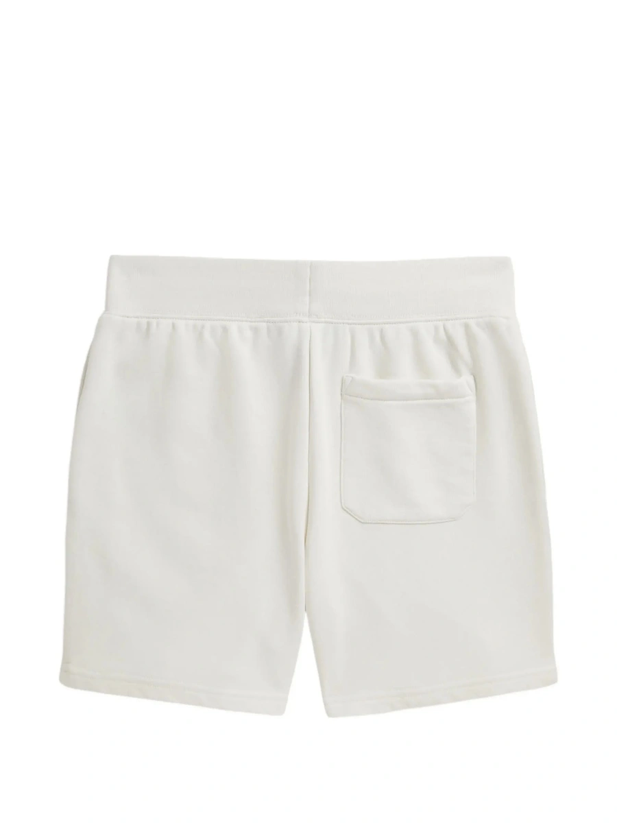 Pantaloni KNIT-SHORTS - White - Bermuda with elastic waistband - Cotton - Men - Img 4