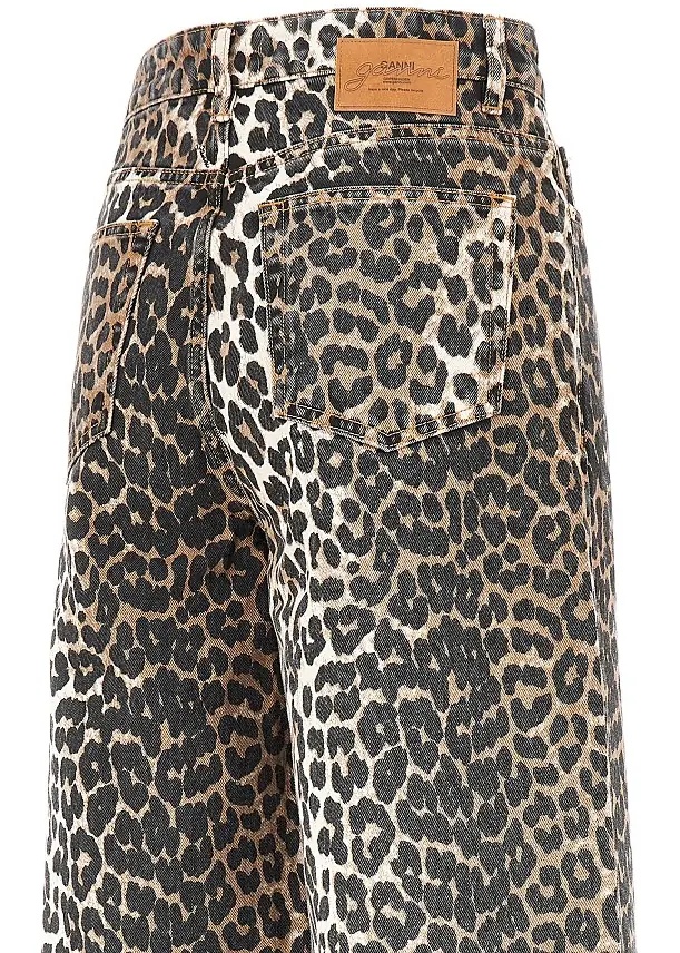 Pantaloni Leopard-print 'Lari' jeans - Img 4