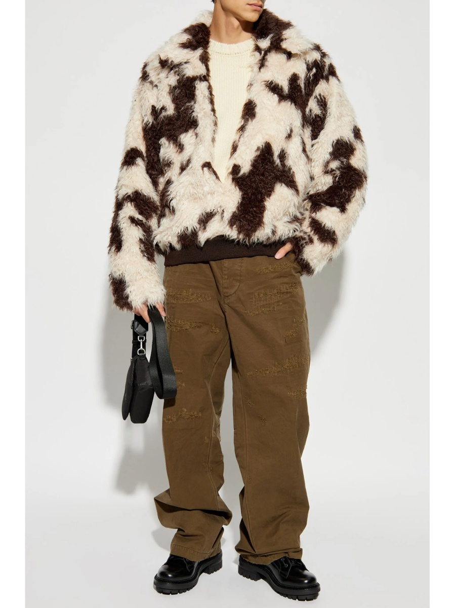 Pantaloni loose fit DSQUARED2 maro - Img 2
