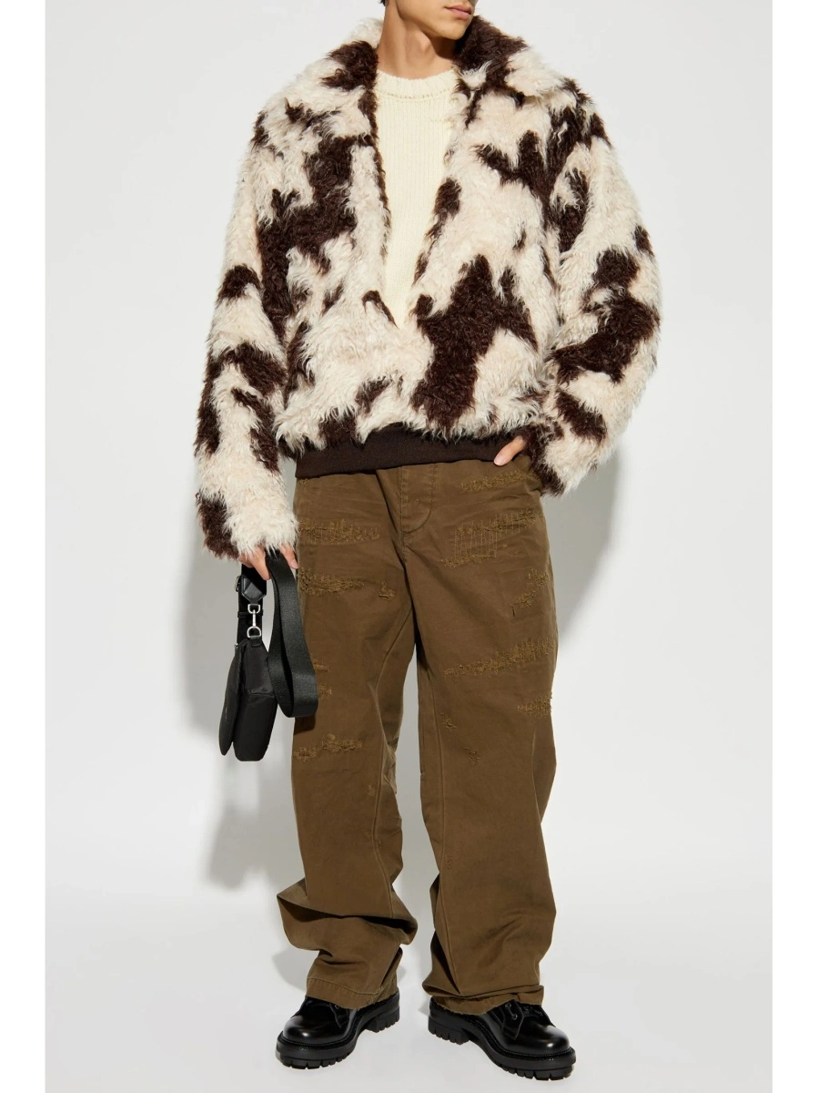 Pantaloni loose fit DSQUARED2 maro - Img 2