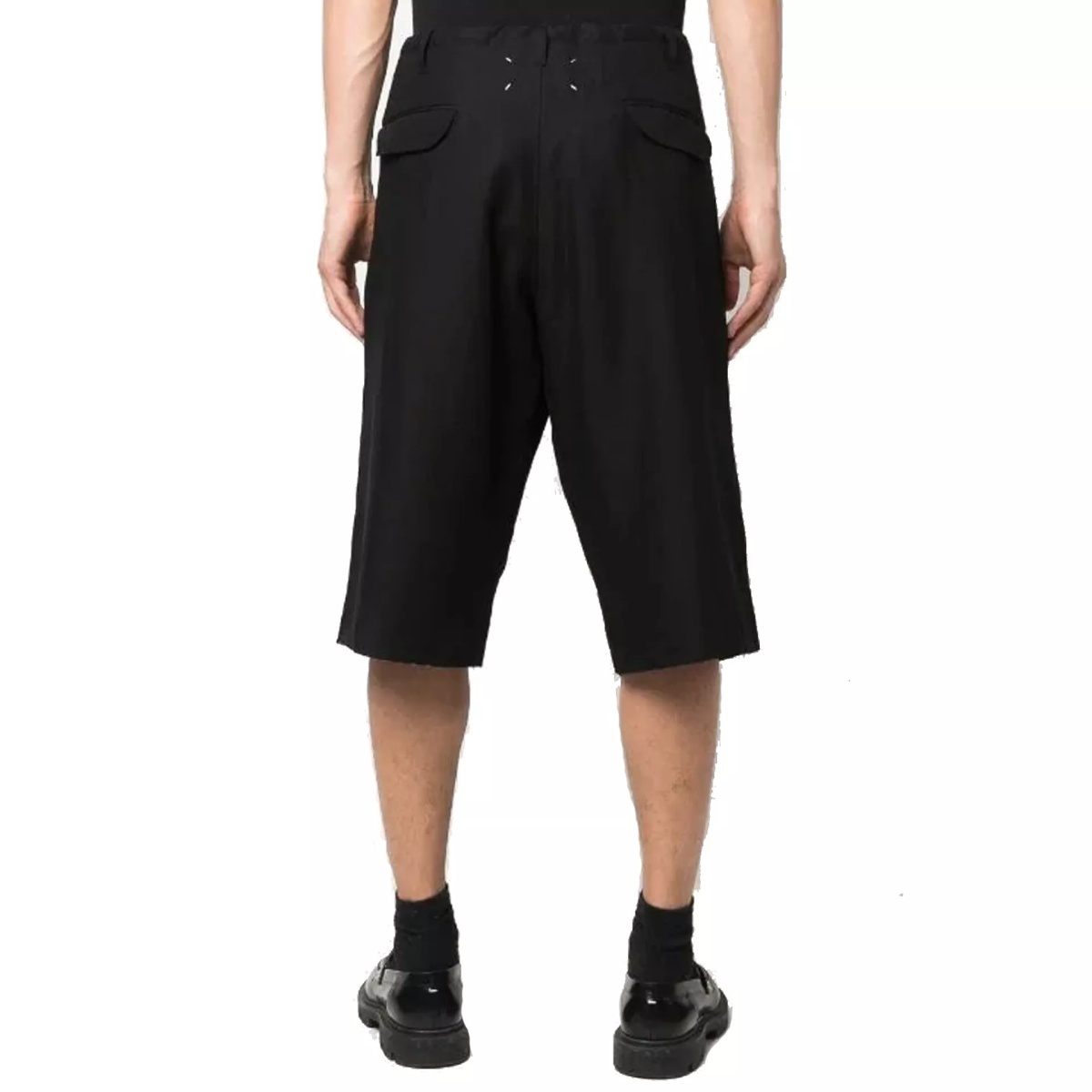 Pantaloni Maison Margiela Blend Linen Bermuda Shorts - Img 3