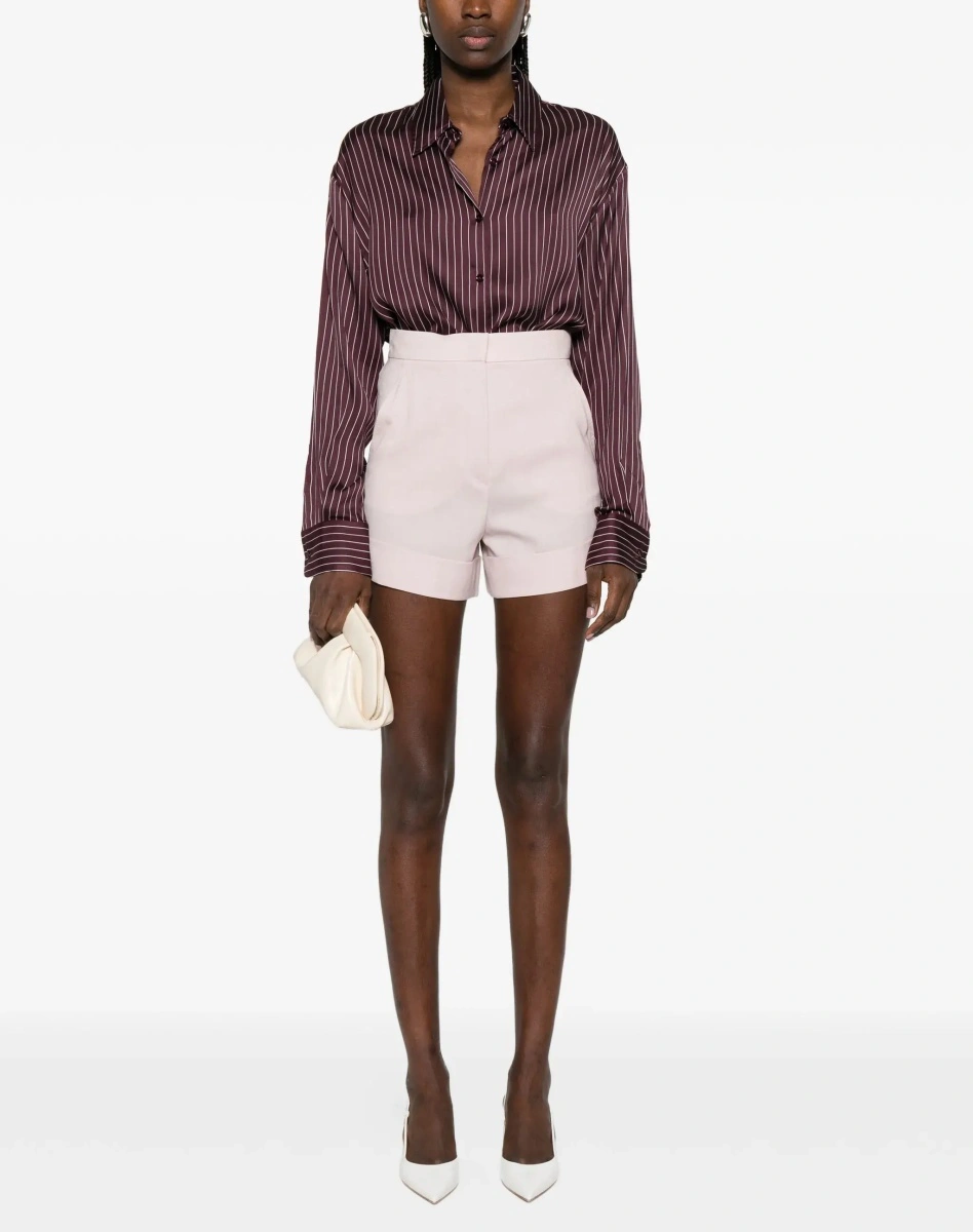 Pantaloni Mohair and silk canvas Shorts - Img 4