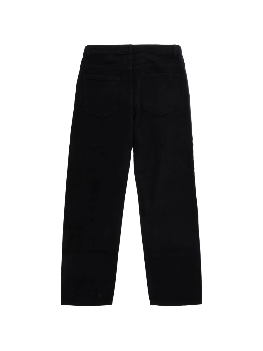 Pantaloni MoschinoS negri din bumbac - Img 4