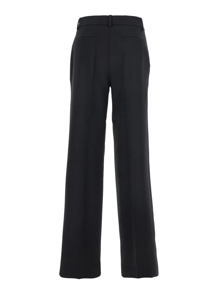 Pantaloni P.A.R.O.S.H. Black Pants with Belt Loops in Wool Blend Woman - Img 2