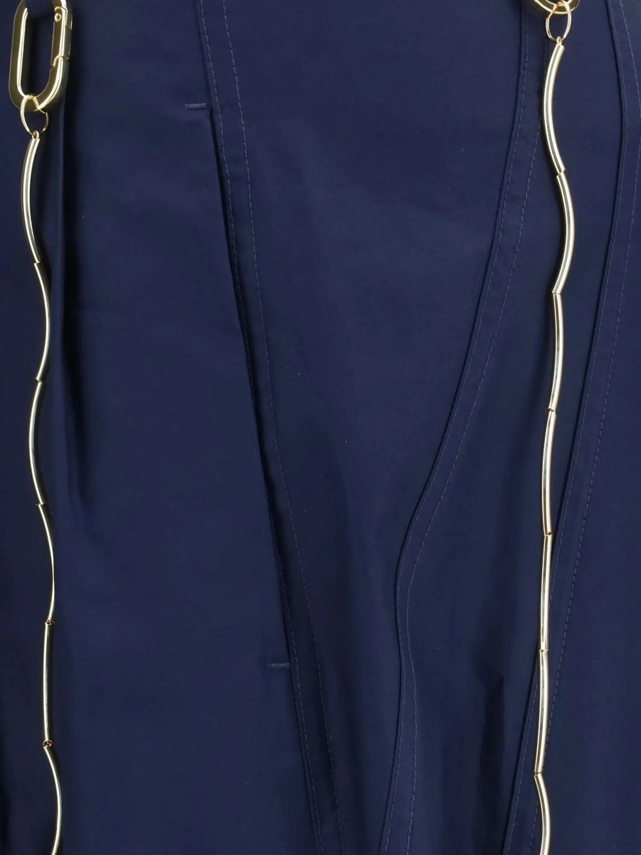 Pantaloni Phebe chain adorned wide-leg Pants - Img 7