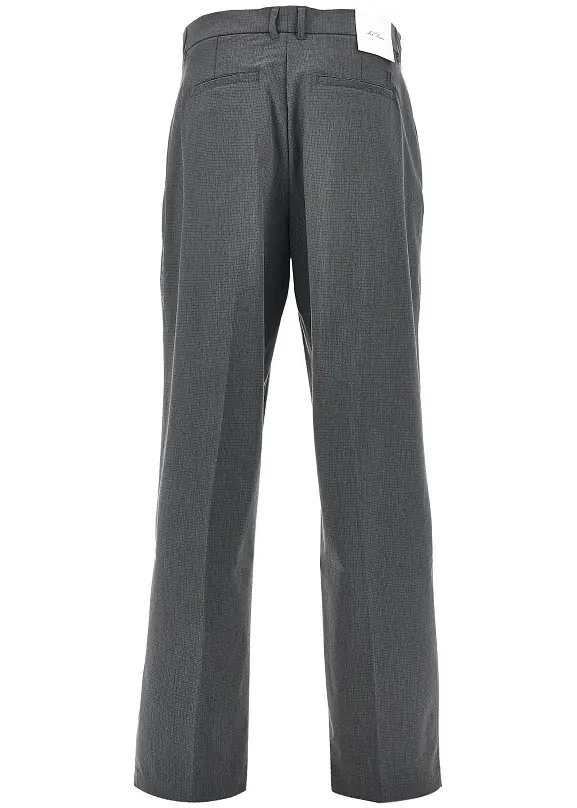 Pantaloni 'Reece' mini check viscose-blend pants - Img 3