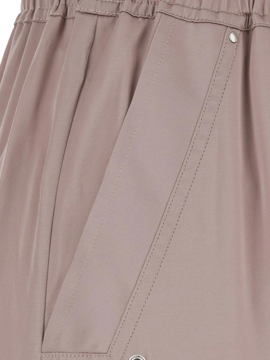 Pantaloni Rick Owens roz din vascoza - Img 5